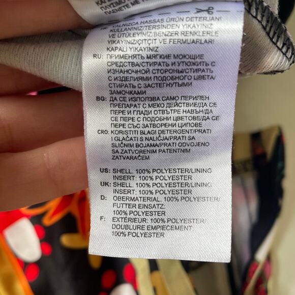 Adidas Maracatu Tropical Track Pants Women's Medium Gold Trefoil Colorful Rare - Picture 8 of 10